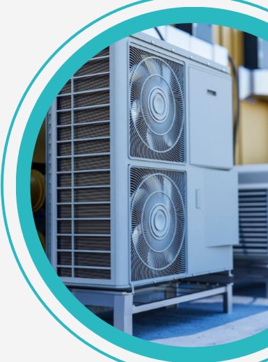 Unidad condensadora de aire acondicionado instalada por OPTIMO